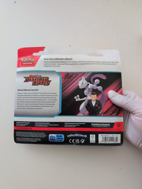 Destined Rivals 3 Pack Blister [Zebstrika] - SV10: Destined Rivals (DRI)